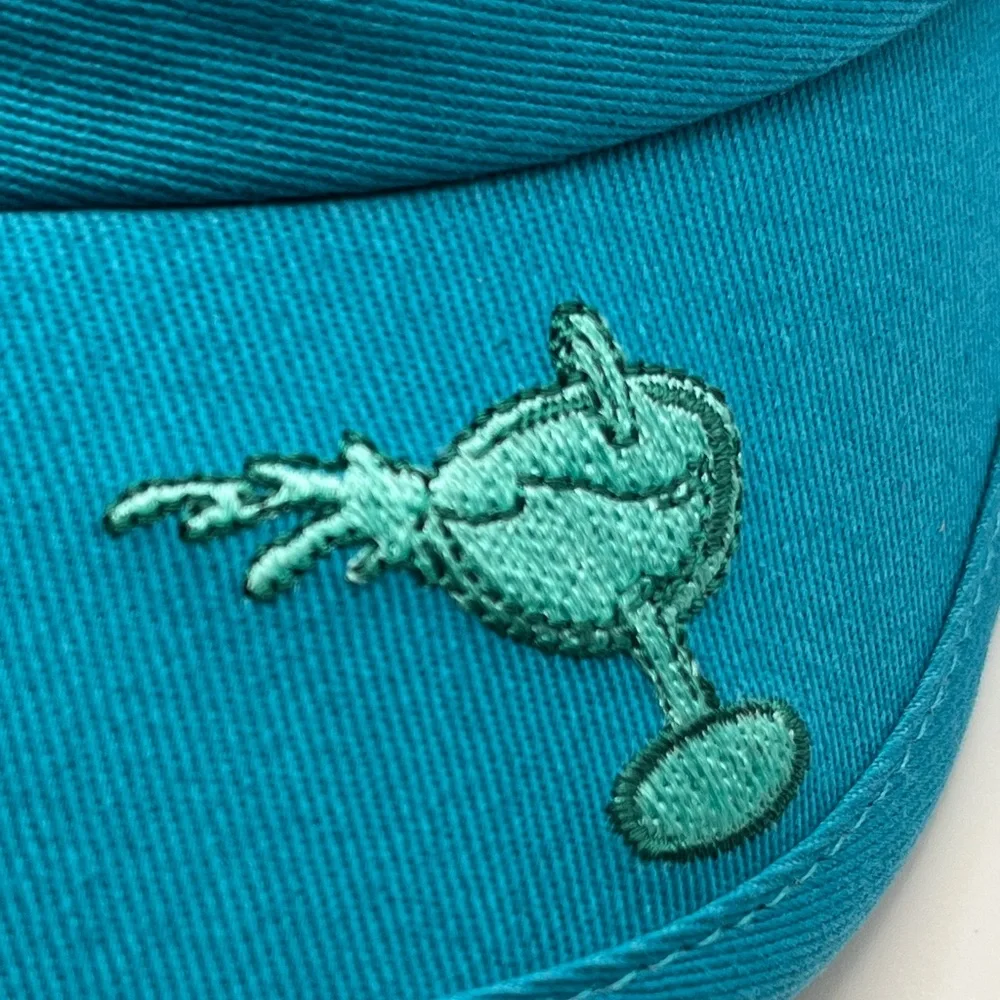 Margaritaville Floral Hat With Embroidered Margarita Glass